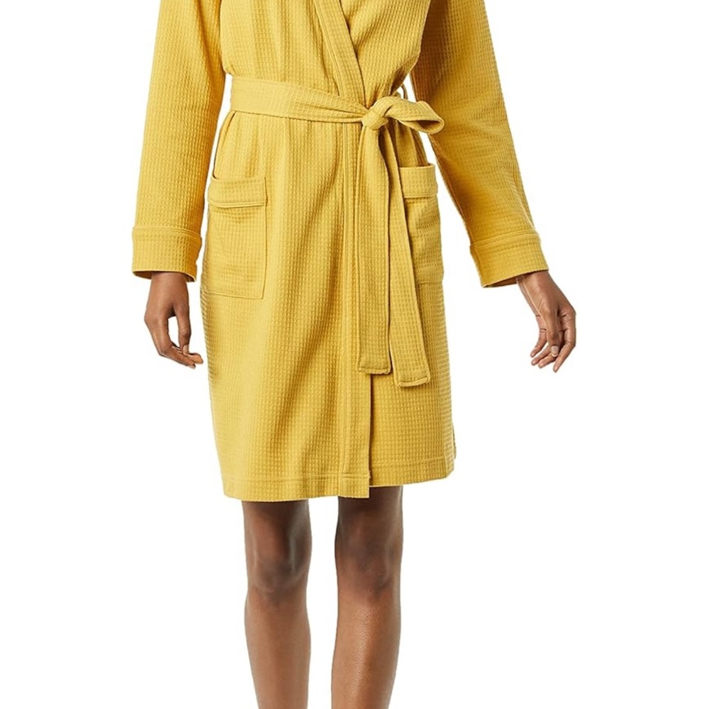 Amazon Essentials Blue and White Cozy Robe - Picture 7 of 10